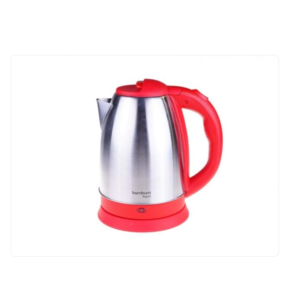 BAMBUM RAPİD ÇELİK KETTLE KIRMIZI B3899