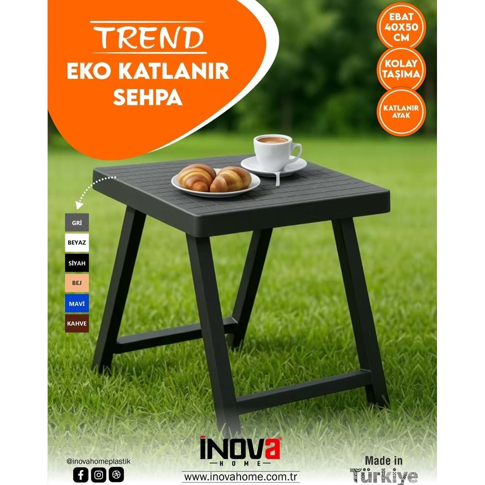 İNOVA HOME TREND 40X50 KATLANIR SEHPA EKO X12X İNV0045