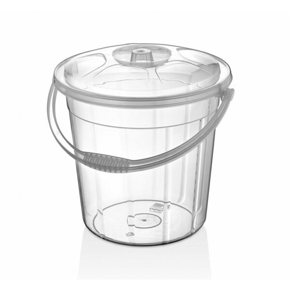 İNOVA HOME DAMLA 15 LT KOVA KAPAKLI ŞEFFAF x15x İNV0084