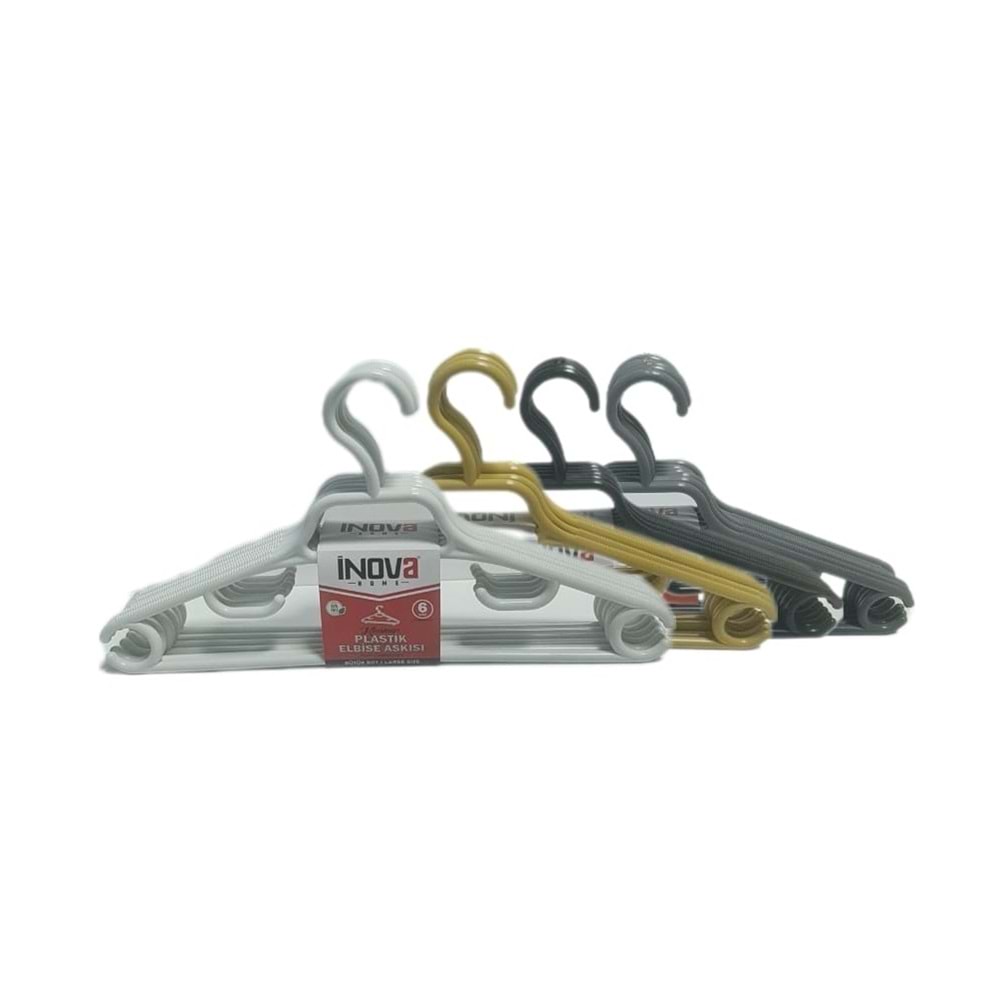 İNOVA HOME KLASMAN ASKILIK 6 LI JUMBO BOY x32x İNV0283