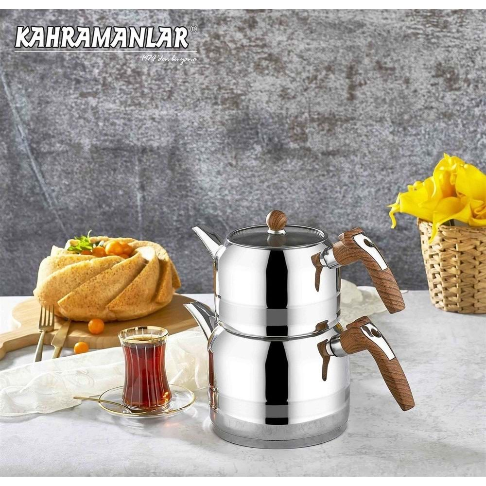 KAHRAMANLAR YAĞMUR AHŞAP ORTA BOY ÇAYDANLIK x6x 1050A