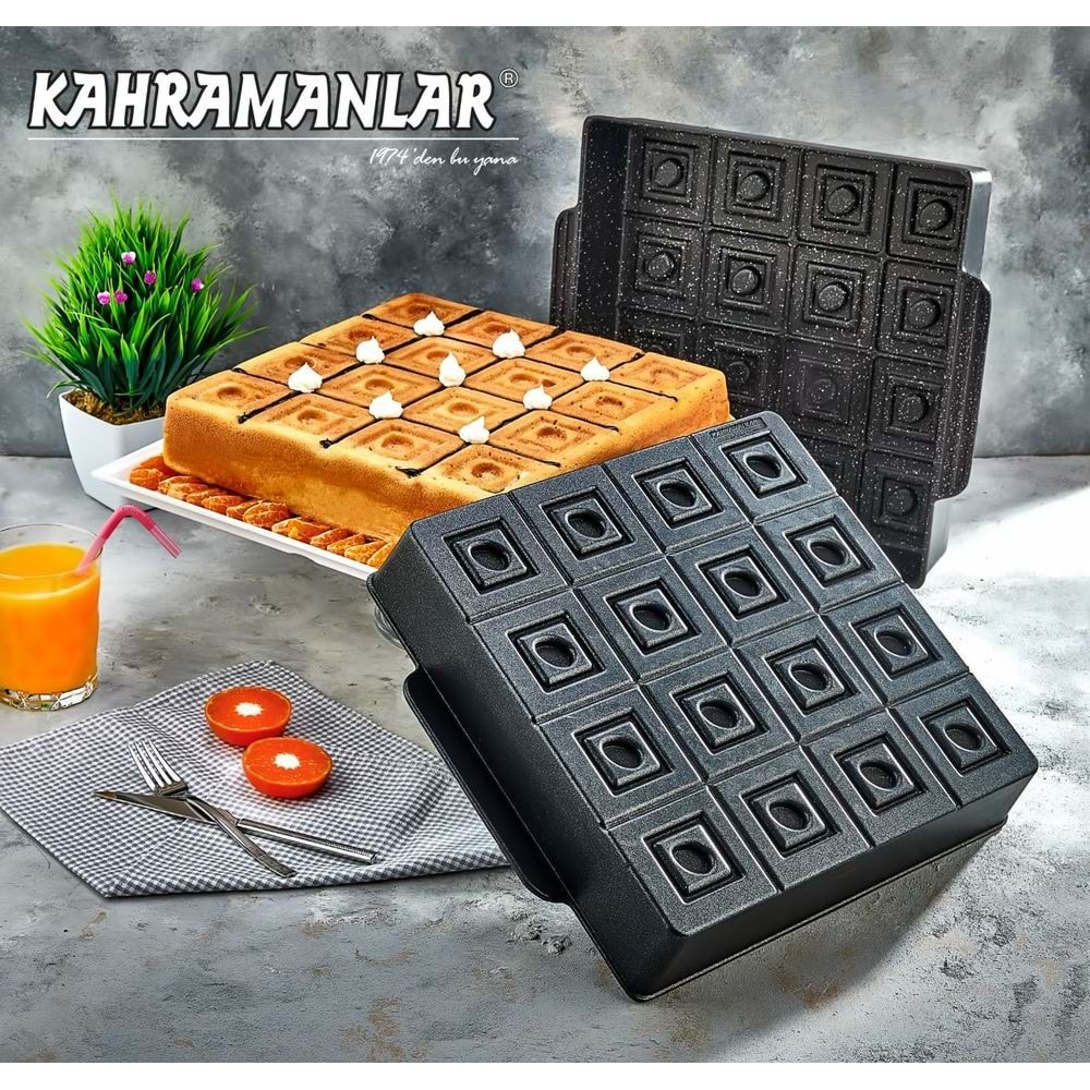 KAHRAMANLAR MOTTO SERİSİ KAREN BLACK TİTANYUM KEK KALIBI x12x 3244