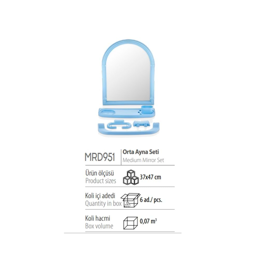 MERDEM ORTA AYNA SETİ x6xMRD951