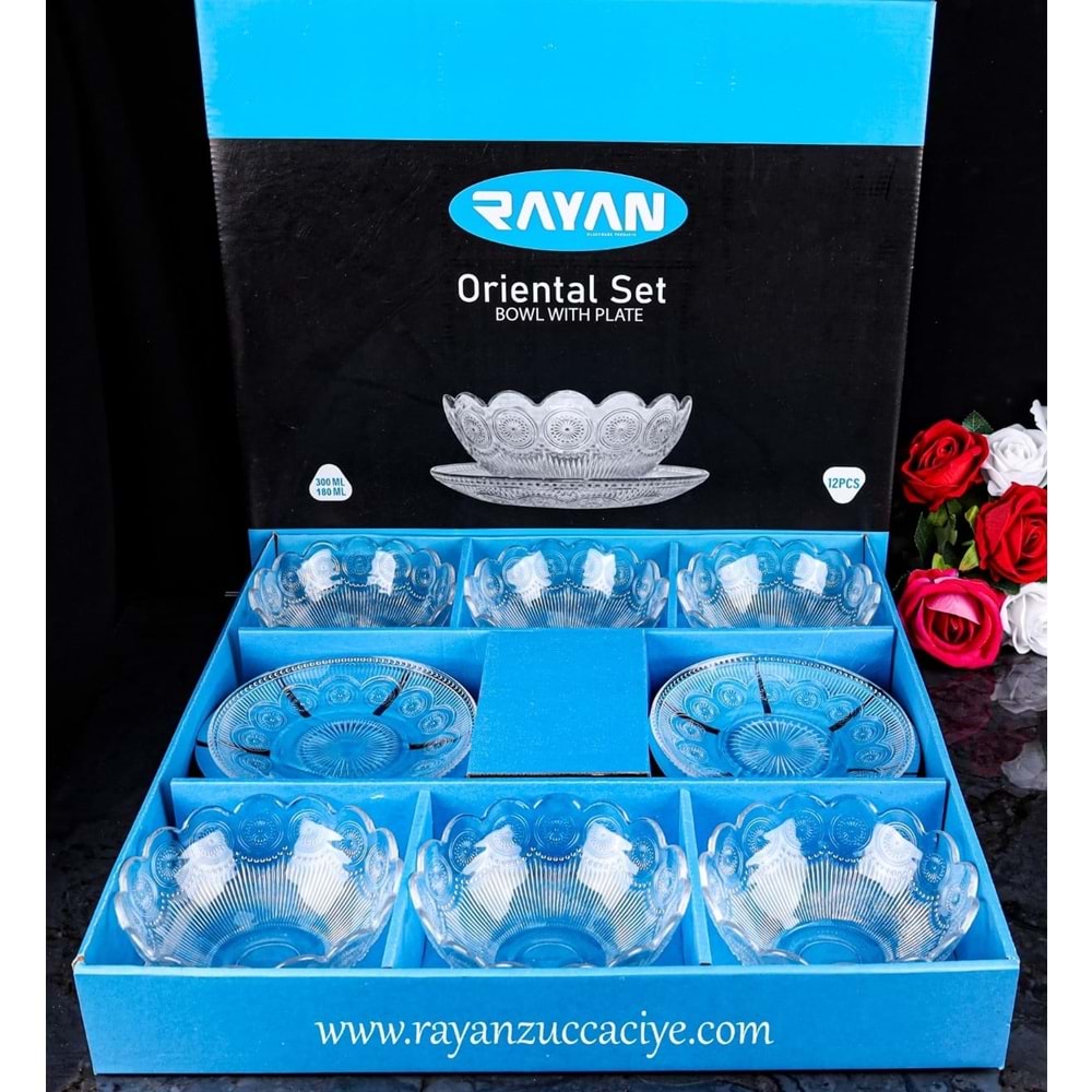 RAYAN ORIENTAL ÇEREZ SETİ 12 PRÇ x4x