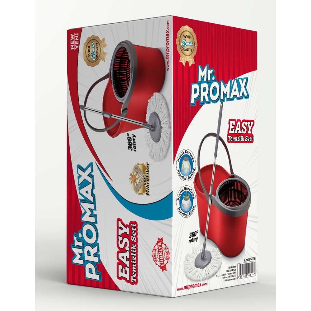 MR PROMAX TEMİZLİK SETİ 16 LT KUTULU x1x PR116