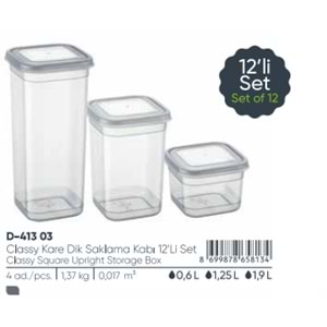 FRESCH LİFE 12 Lİ SAKLAMA KABI SETİ FR4444