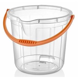 İNOVA HOME DURU 21 LT GAGALI TEMİZLİK KOVASI ŞEFFAF x20x İNV0091