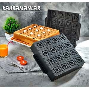 KAHRAMANLAR MOTTO SERİSİ KAREN BLACK TİTANYUM KEK KALIBI x12x 3244