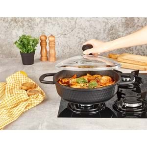 KAHRAMANLAR MOTTO SERİSİ 26 CM DÖKÜM BASIK TENCERE x6x 3533