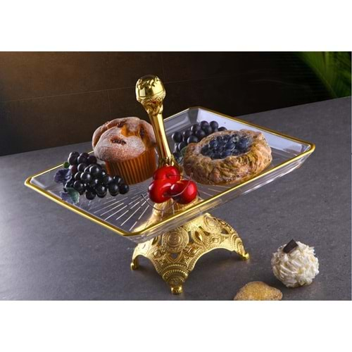 BUSEM TEK KATLI CAM KURABİYELİK GOLD x6x BSM00525