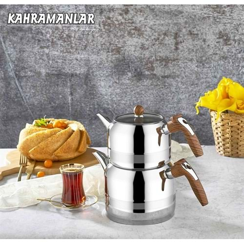 KAHRAMANLAR YAĞMUR AHŞAP ORTA BOY ÇAYDANLIK x6x 1050A