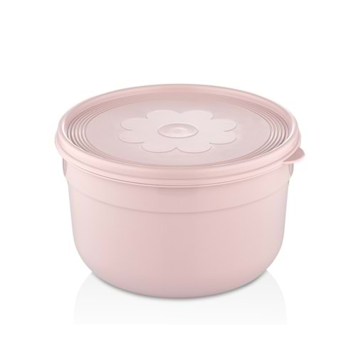 ÖZMET SAKLAMA KABI YUVARLAK RENKLİ 3 LT x60 ÖZMP002