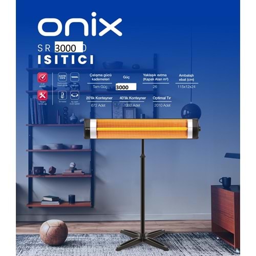 ONİX İNFRARED ISITICI SR3000