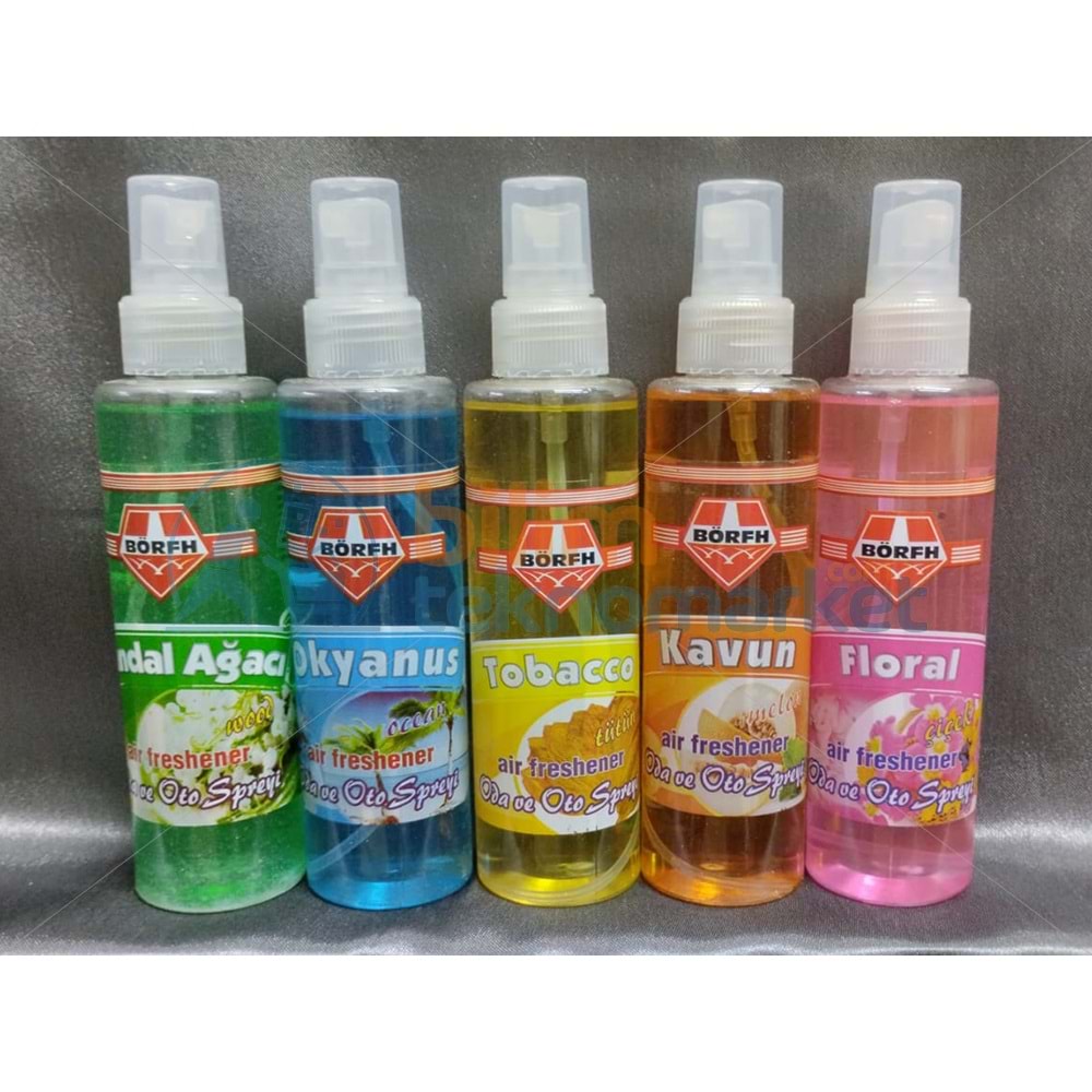 BÖRFH ODA & KLİMA PARFÜMÜ (160 ML) -1 ADET-