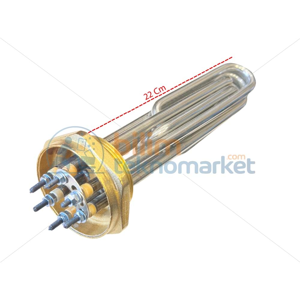 TOLON SANAYİ TİP ÜTÜ REZİSTANSI KAFALI (10,KW) 2” 220-380V