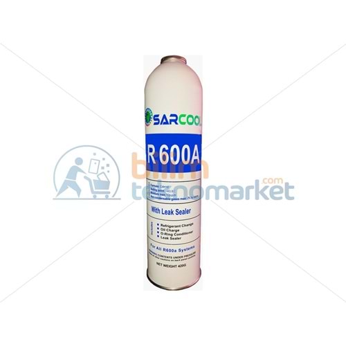 SARCOOL R-600A BUZDOLABI SOĞUTUCU GAZI 420 GR
