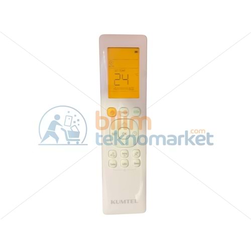 KUMTEL DUVAR TİPİ İNVERTER KLİMA KUMANDASI 12Z00000844 ORİJİNAL