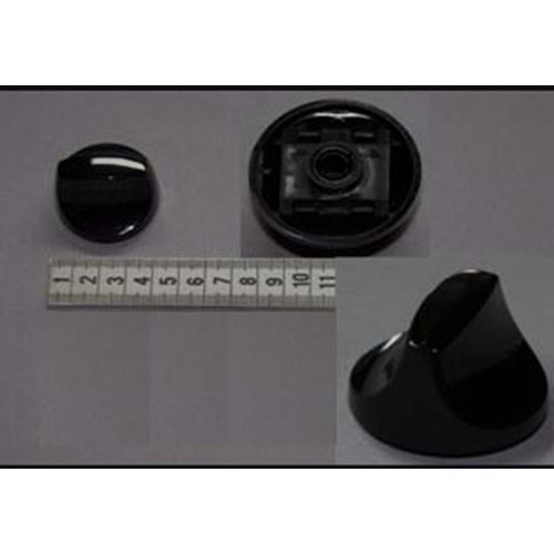 VESTEL SET ÜSTÜ OCAK DÜĞMESİ GAMA, MACA TİPİ (SİYAH) 42035284 ORJİNAL