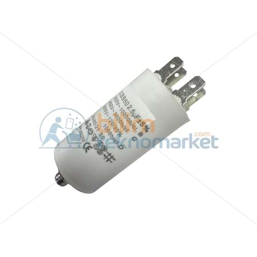 2,5 UF 450V KAPASİTÖR PLASTİK GÖVDELİ KONDANSATÖR