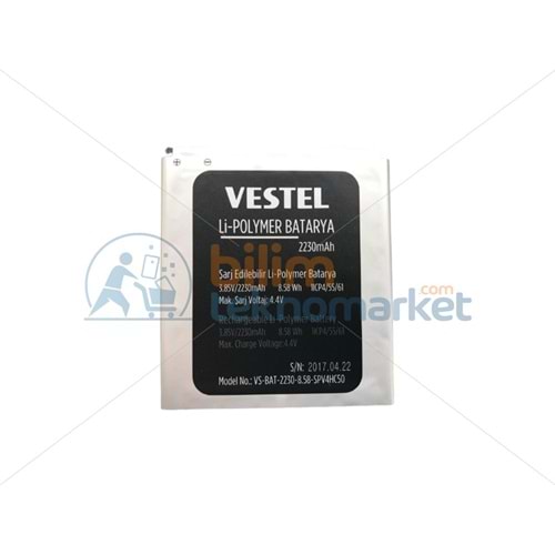 VESTEL VENUS V3 5000 BATARYA 3.85V/2230 mAh 30095404 ORİJİNAL