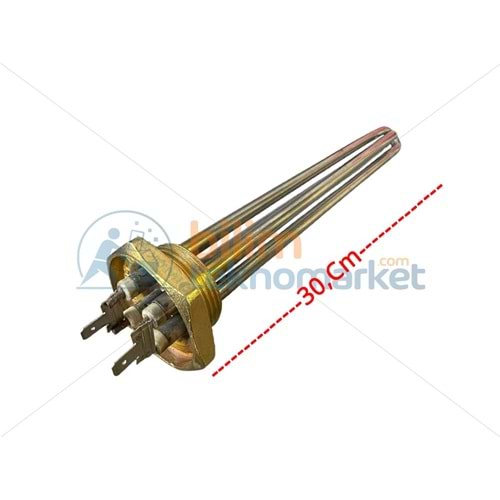MEŞALE ÇAY KAZANI REZİSTANSI KÖŞELİ DÜZ (KALIN DİŞ-ÇİFT ELAMANLI) 2000W 1-1/4 220V CR117351