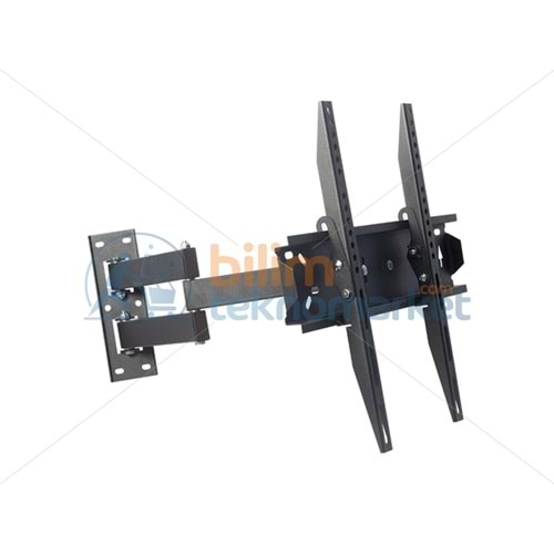HAREKETLİ TV DUVAR ASKI APARATI 32''/47'' 82 İLE 120 EKRAN ARASI TÜM LCD-LED TV LER İÇİN ÇİFT KOLLU KİLİTLİ MODEL 19031