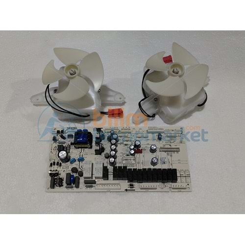 VESTEL PUZZLE NF655 BUZDOLABI ANAKART + DONDURUCU FAN MOTORU 32016350/20763273/22106661 ORİJİNAL