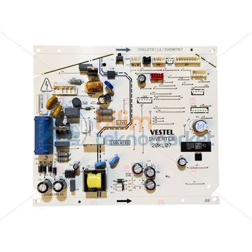 VESTEL İNVERTER KLİMA İÇ ÜNİTE ANAKARTI PCB KART 32030468/22069076 ORİJİNAL
