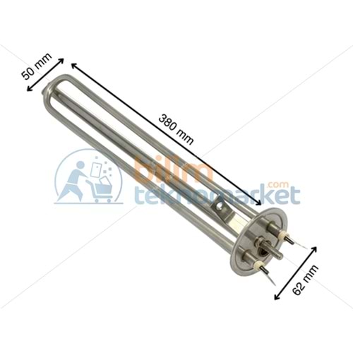 ARÇELİK, BEKO TERMOSİFON İÇİN TİTANYUM REZİSTANS (FLANŞSIZ) CR110229