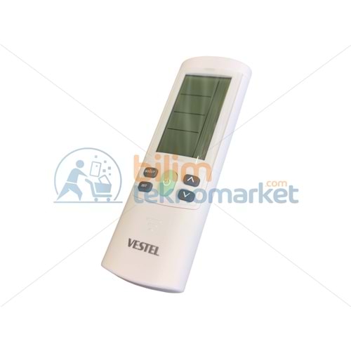 VESTEL RAC-ZAC SERİSİ KLİMA KUMANDASI (FOSFORLU TUŞLU) BEYAZ 22379284 ORİJİNAL