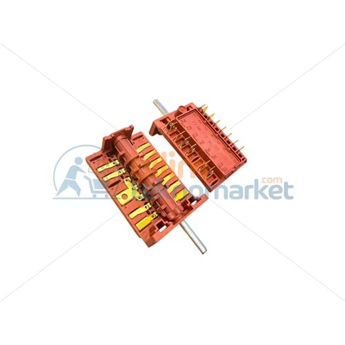 FIRIN ŞALTERİ ÇEVİRMELİ KOMUTATÖR 7+8 AYAK END 1082 MİL-828