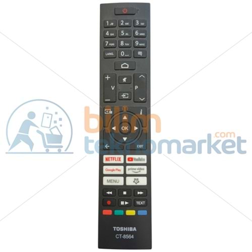 TOSHIBA CT-8564 TELEVİZYON KUMANDASI 30109080 ORİJİNAL
