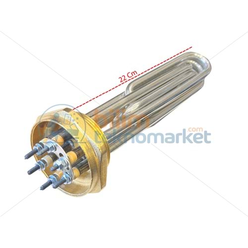 TOLON SANAYİ TİP ÜTÜ REZİSTANSI KAFALI (10,KW) 2” 220-380V