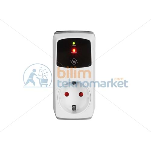 VEA VE-25532 16A 4000W TEKLİ AKIM KORUMALI PRİZ AŞIRI YÜKSEK GERİLİM
