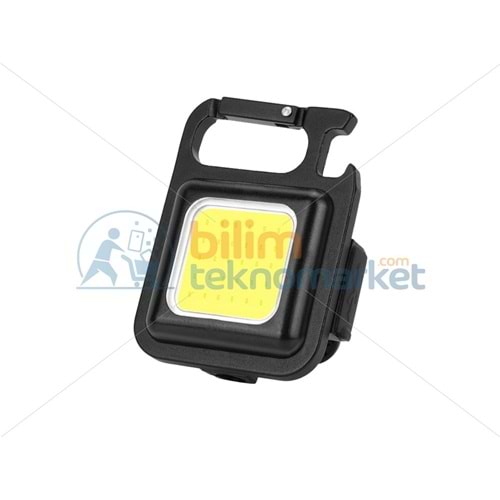 ŞARJLI LAMBA COB LEDLİ 3 FONKSİYONLU MIKNATISLI ANAHTARLIK LAMBASI 21489