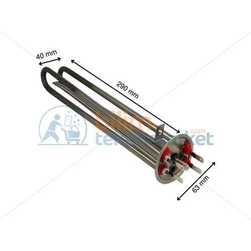 ARÇELİK T 7365 TERMOSİFON İÇİN ÇİFT ELEMANLI REZİSTANS CR110254 9197060860 ORİJİNAL