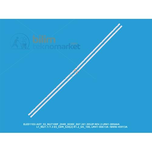 SAMSUNG UE55RU7300U TELEVİZYON LED BAR GRUBU ORİJİNAL-ELED1103