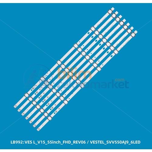 SEG 55SCF7620 SMART TELEVİZYON LED BAR GRB. ORİJİNAL -LB992