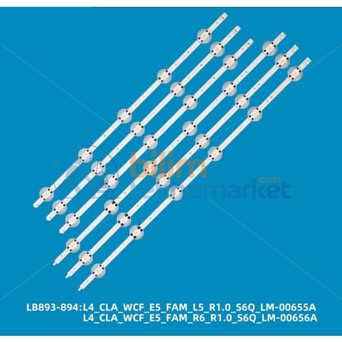 BEKO B55L8900 TELEVİZYON LED BAR GRB. ORİJİNAL -LB893-LB894