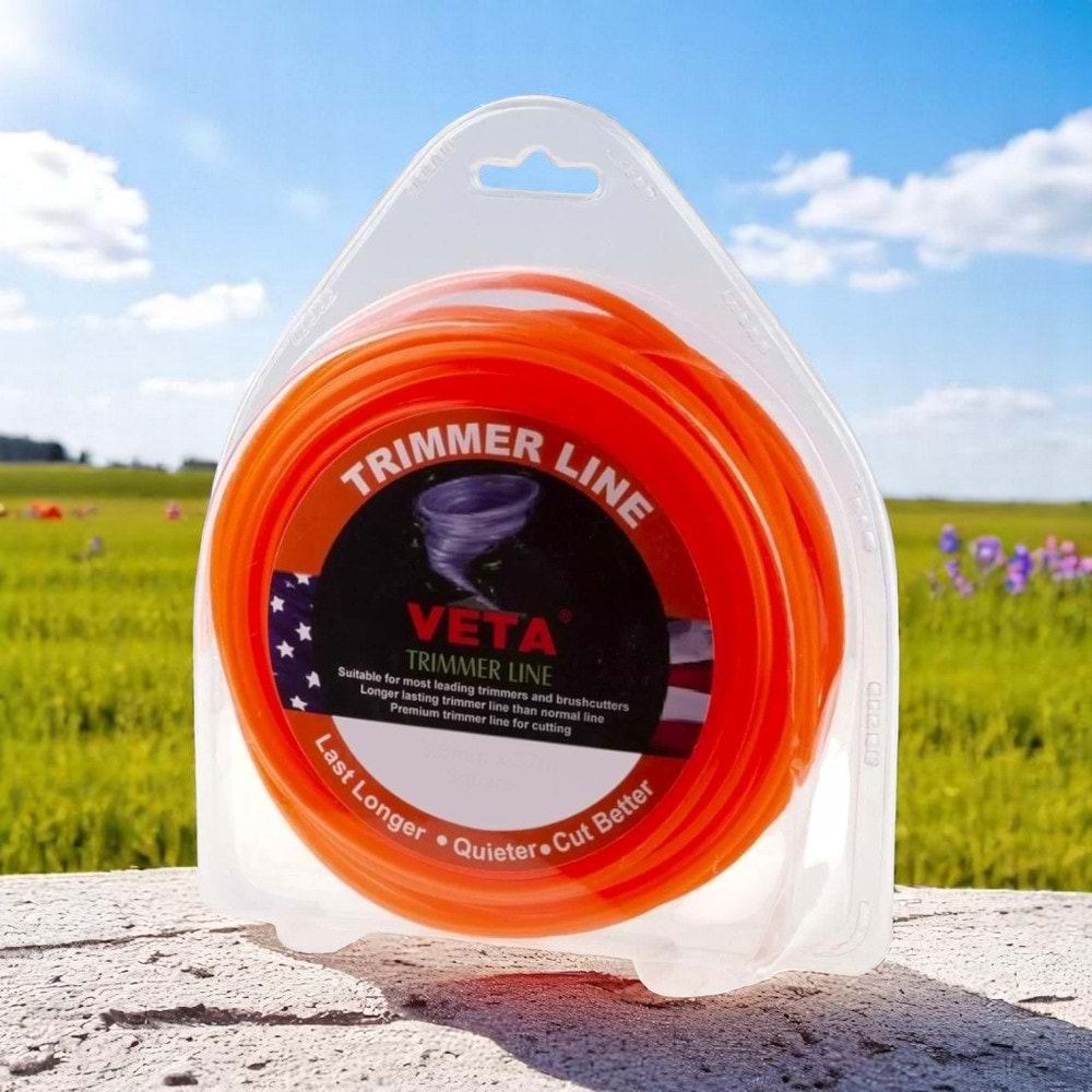 Veta Tırpan Misinası 4 Köşe Kare 3.5mm x 37mt