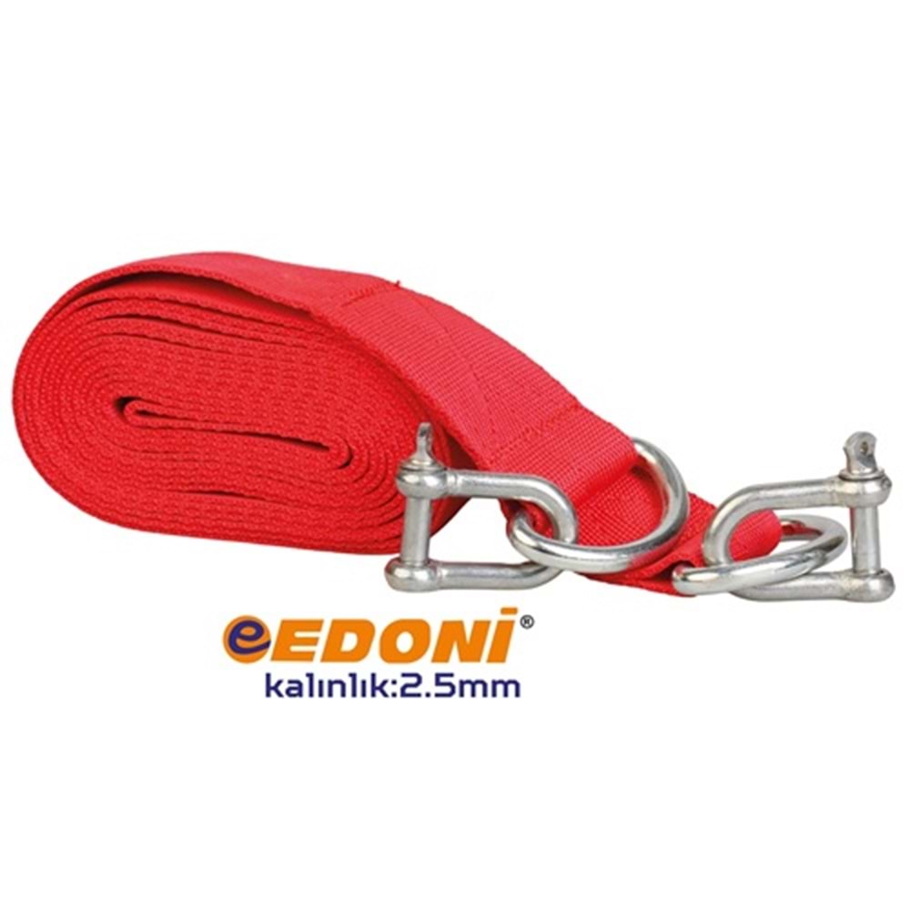 Eltos Edoni Kemer Çekme Çeki Halatı 2,5mm x 3,5mt