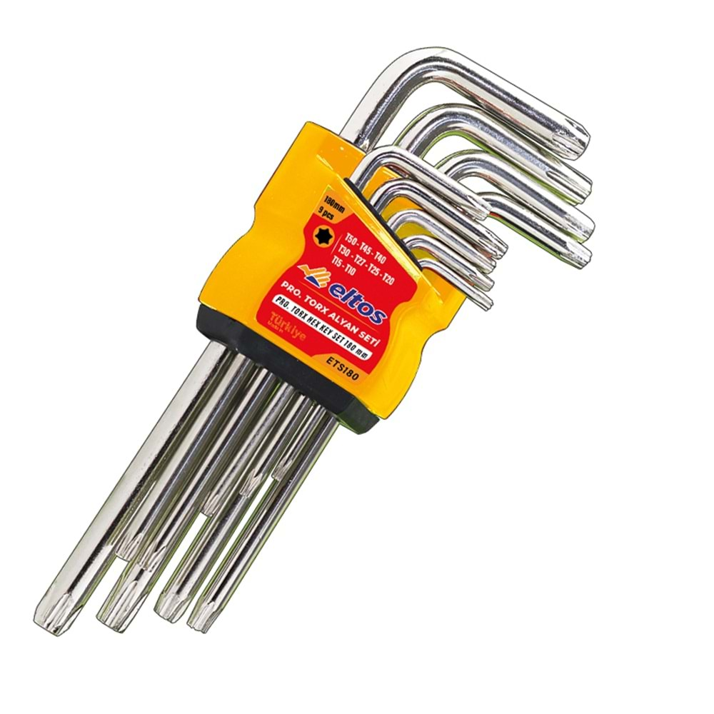 Eltos Profesyonel Torx Alyan Seti 180mm 9lu