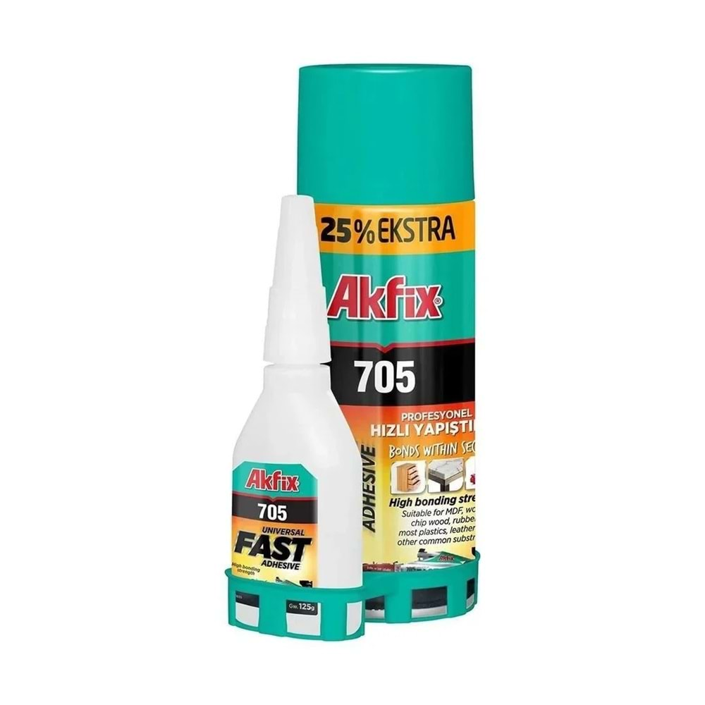 Akfix Hızlı Yapıştırıcı Mdf Kit 500ml+125gr