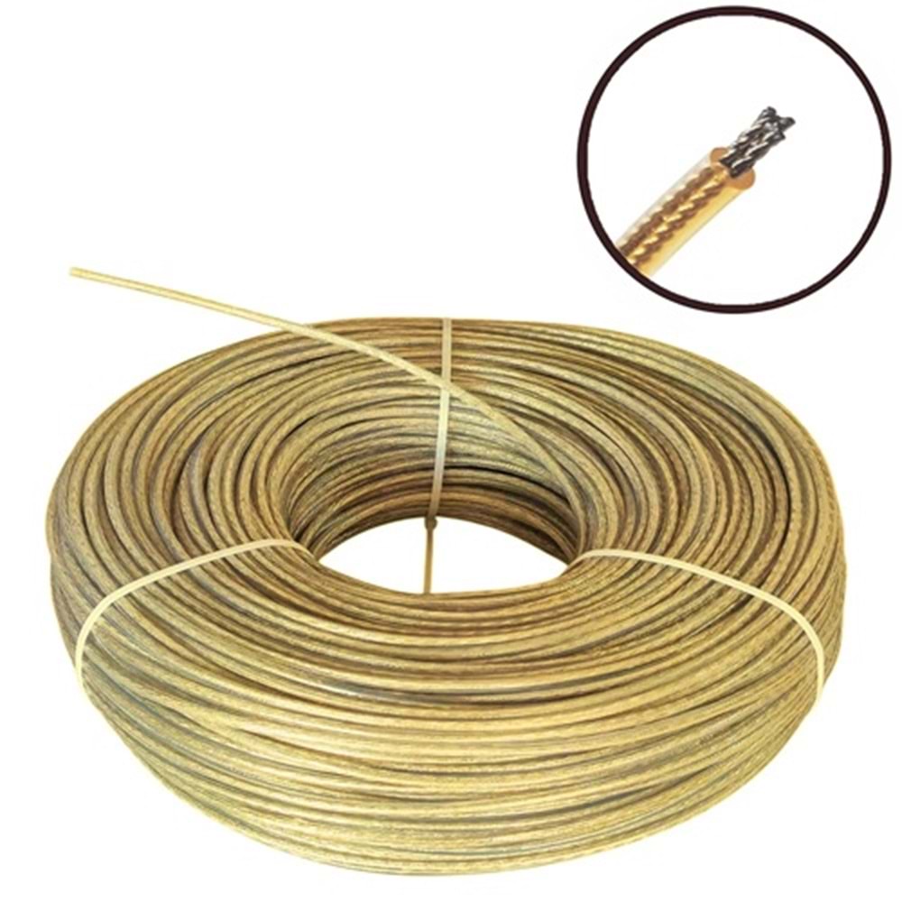 İzoleli Pvc Kaplı Çelik Tel Halat 6mm - 200mt