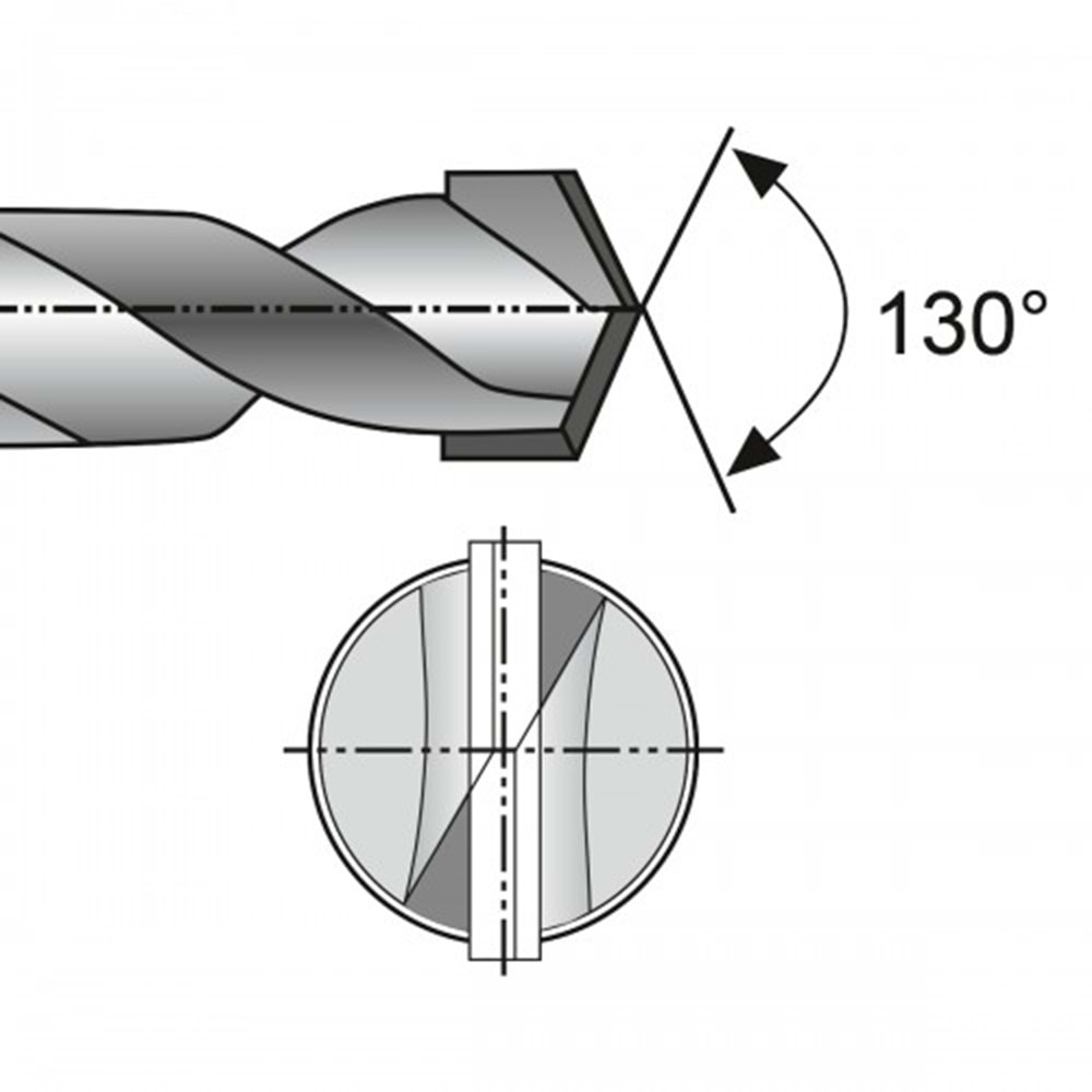 Keil Elmas Beton Matkap Ucu 7mm