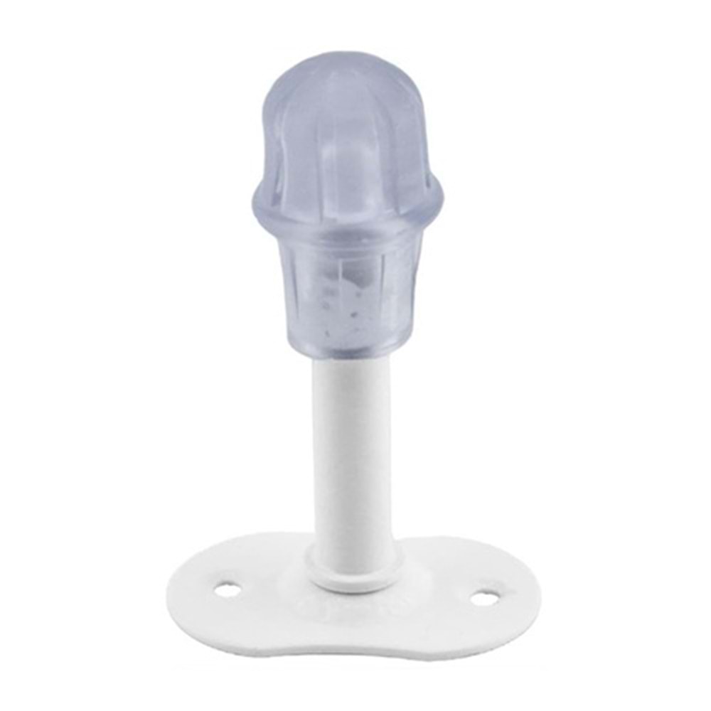 Premium Kapı Tamponu Durdurucu Stoper Metal Beyaz