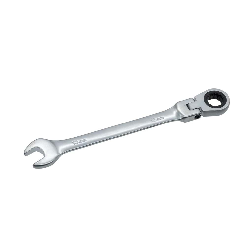 Mafsallı Cırcır Kombine Anahtar Diş 13mm