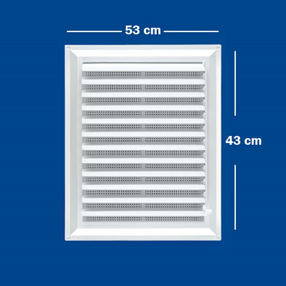 Güloğlu Panpen Plastik Menfez Panjur 53x43cm