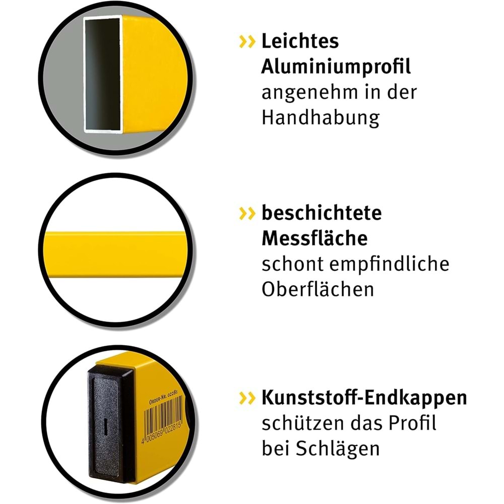 Stabila Profesyonel Su Terazisi 50cm