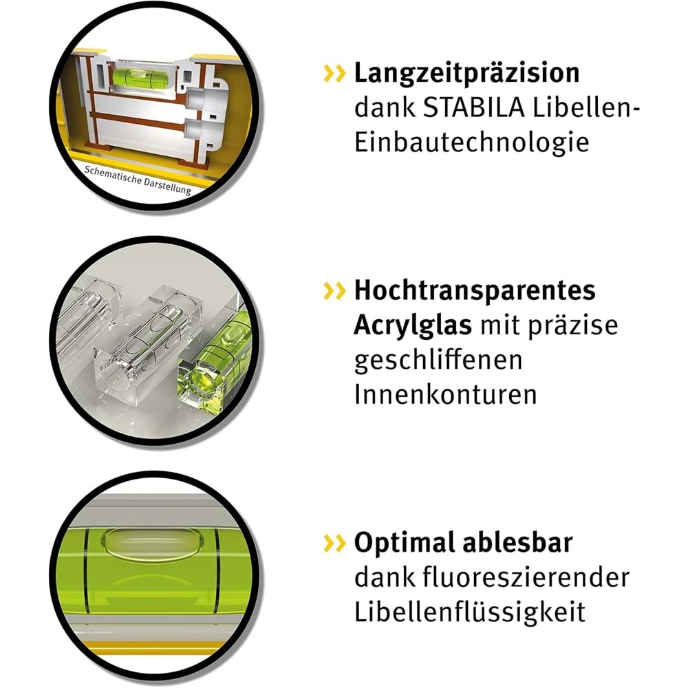 Stabila Profesyonel Su Terazisi 50cm